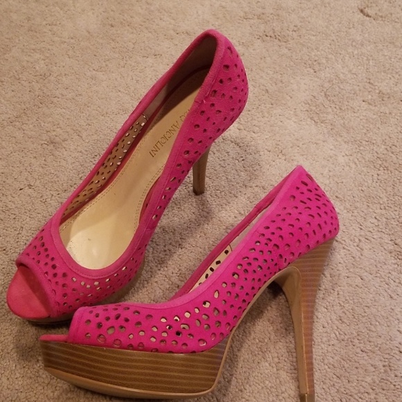 Enzo Angiolini pink platform heels - Picture 3 of 3